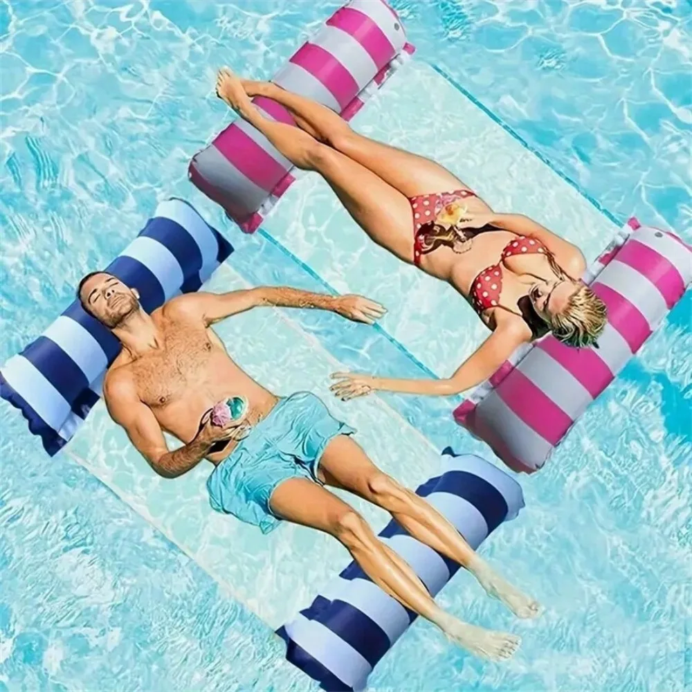 Pool Lounger Inflatable - Nadmuchiwany basen pływa hamak dla dorosłych