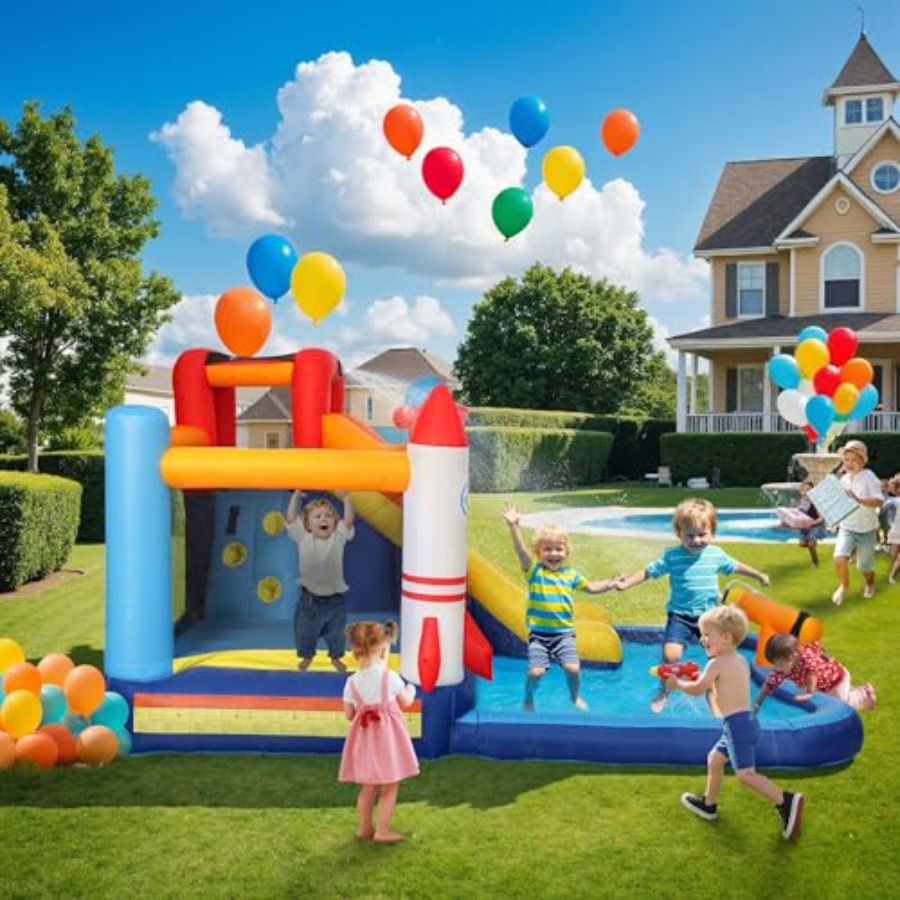 Nadmuchiwany park wodny z zjeż – Water Slide Inflatable recenzja i cena