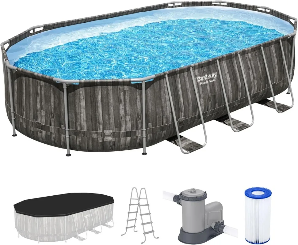 Bestway Power Steel 20’ x 12’  – Pool Ladder Above Ground recenzja i cena