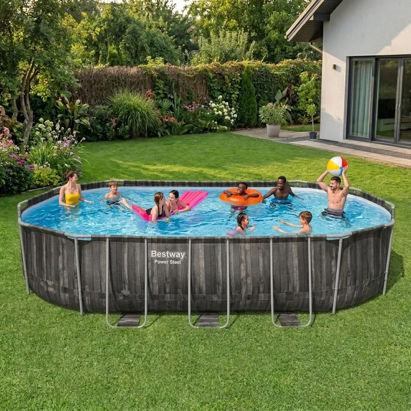 Bestway Power Steel 20’ x 12’  – Pool Ladder Above Ground recenzja i cena