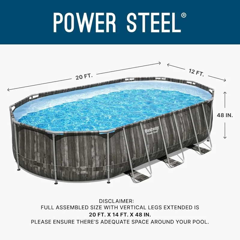 Bestway Power Steel 20’ x 12’  – Pool Ladder Above Ground recenzja i cena