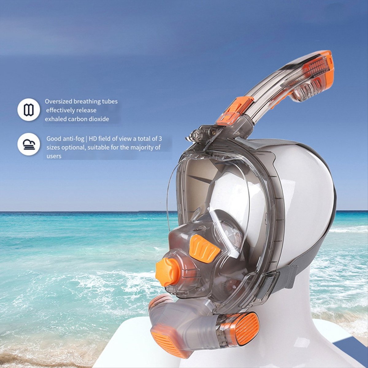 Maska do snorkelingu T22C dla  – Snorkel Mask Full Face recenzja i cena