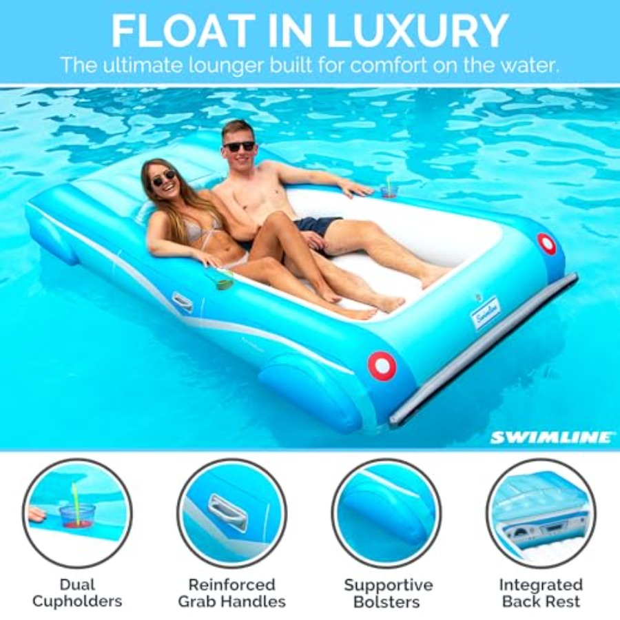 Dmuchany materac do pływania,  – Pool Lounger Inflatable recenzja i cena