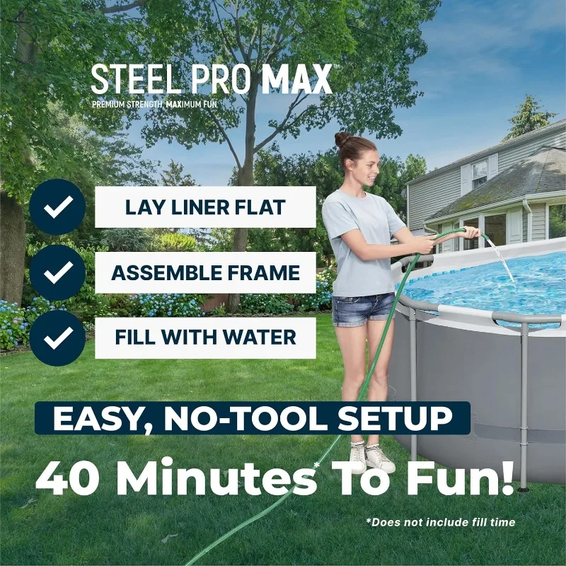 Bestway Steel Pro MAX 14' x 8' – Pool Ladder Above Ground recenzja i cena