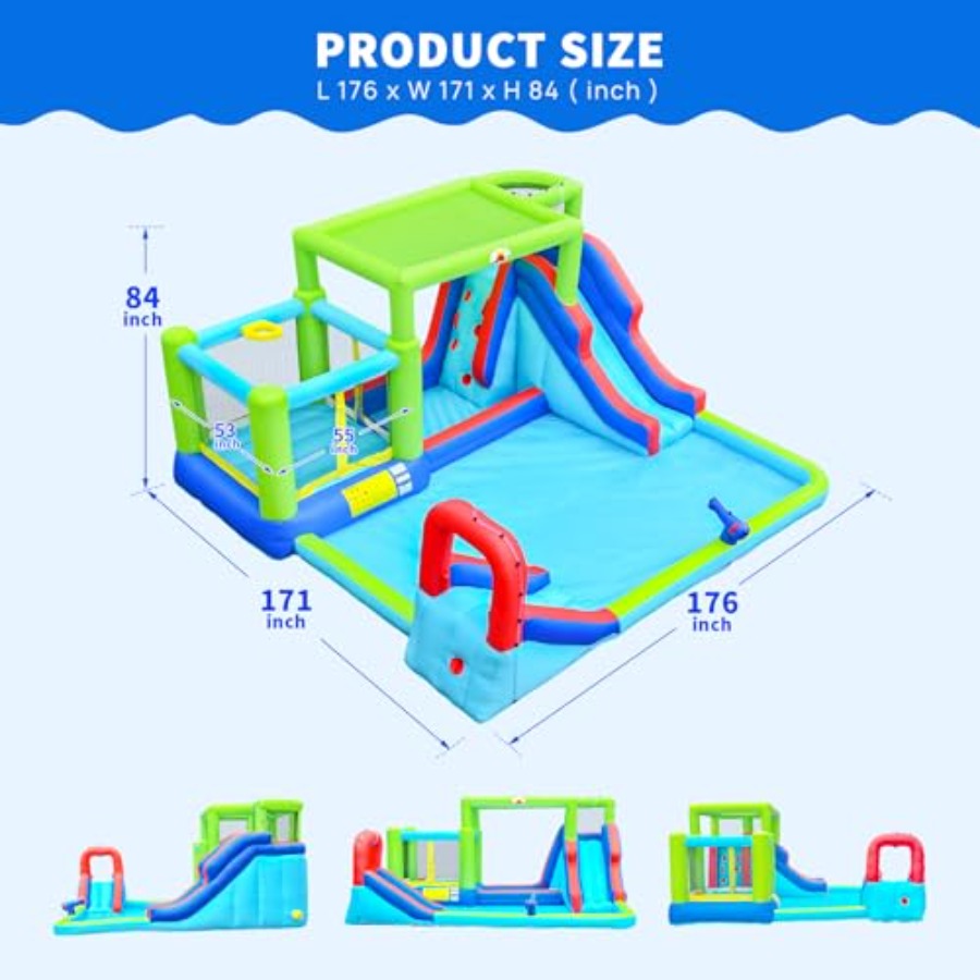 Nadmuchiwana zjeżdżalnia wodna – Water Slide Inflatable recenzja i cena