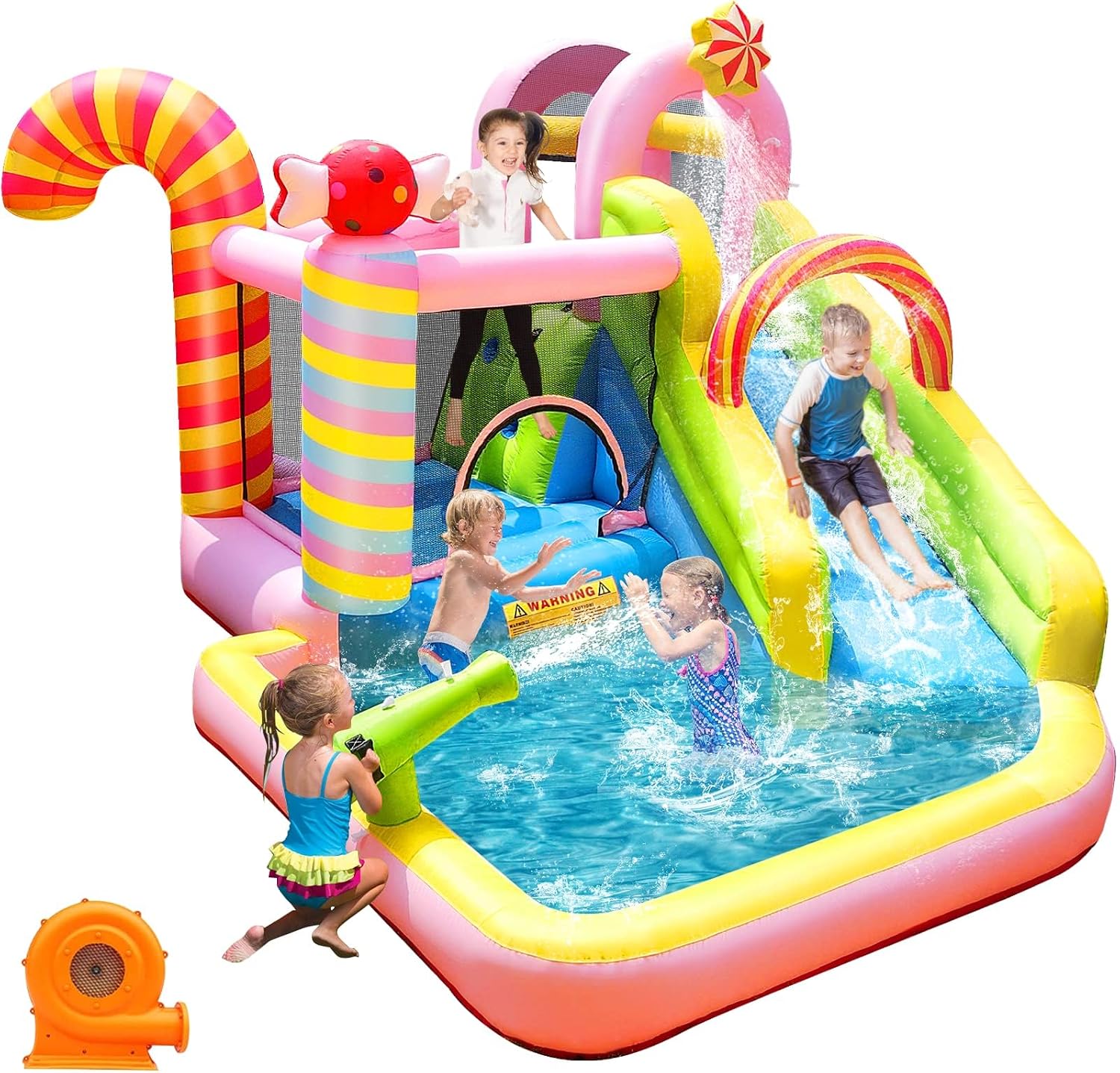 Duży, dmuchany dom do zabawy z – Water Slide Inflatable recenzja i cena
