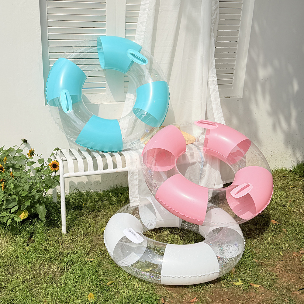 Przezroczyste kółko do pływani – Pool Float Ring Inflatable recenzja i cena